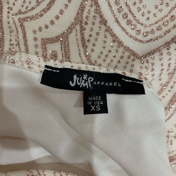 JUMP Glitter Short Sleeve Bodycon Dress - Picture 9 of 10